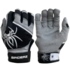 2022 Spiderz PRO Model Batting Gloves: Black/Grey -Baseball Gear Shop 2022SpiderzPRO Black White