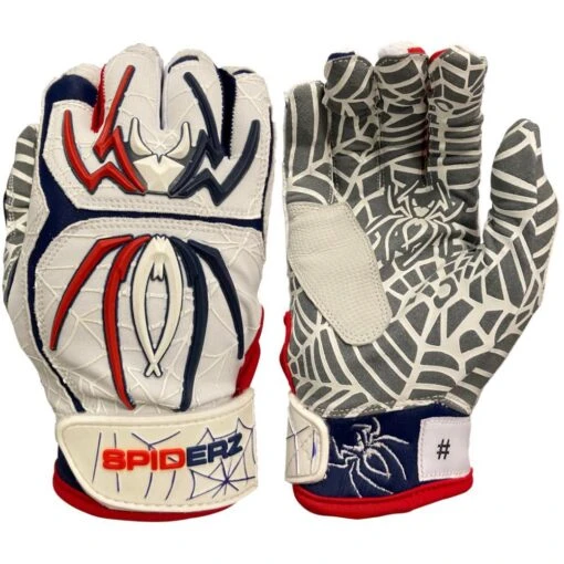 2022 Spiderz HYBRID Limited Edition Batting Gloves: USA Patriot -Baseball Gear Shop 214thHYBRID