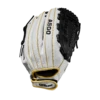 Wilson A500 SIREN 11.5" Youth Fastpitch Softball Glove: WTA05LF20115 -Baseball Gear Shop A05LF2011 0 Siren 115 Black White MetallicGold Back