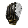 Wilson A500 SIREN 12.5" Fastpitch Softball Glove: WTA05RF20125 -Baseball Gear Shop A05RF2025 0 Siren 125 Black White MetallicGold Back