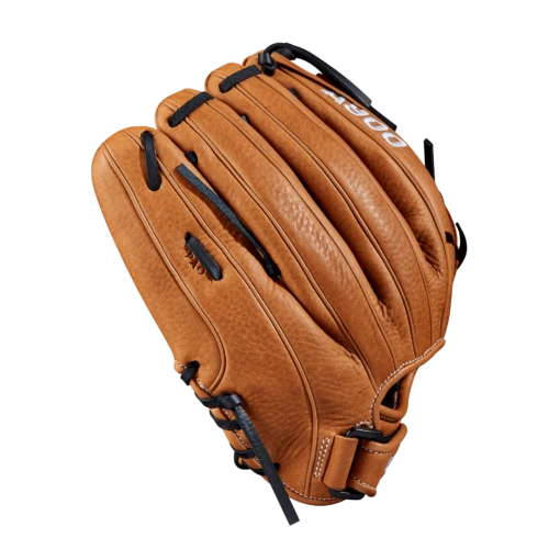 Wilson Aura A900 12" Fastpitch Softball Glove: WTA09RF2012 -Baseball Gear Shop A09LF2012 3 Aura FP 12 BritishTan White Alt 02