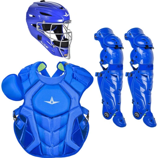 All-Star S7 AXIS (Adult) Solid Catcher's Kit NOCSAE APPROVED: CKCCPRO1XS -Baseball Gear Shop All StarS7AXIS Adult Catcher sKitNOCSAEAPPROVED CKCCPRO1XRoyal