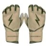 Bruce Bolt Premium Pro Military Series Long Cuff Batting Gloves: Beige -Baseball Gear Shop IMG 0880