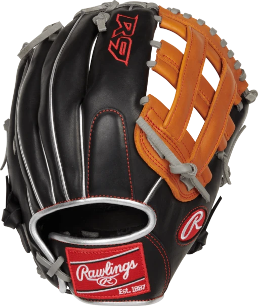 Rawlings R9 Contour Series 12" Infield/Pitcher's Baseball Glove: R9120U-6BT -Baseball Gear Shop R9120U 6BT 2