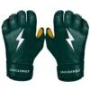 Bruce Bolt PREMIUM PRO Short Cuff Batting Gloves: GREEN -Baseball Gear Shop SC GRNG HERO