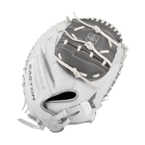 Easton Professional Collection 34" Jen Schroeder Fastpitch Catcher's Mitt: RUDI2020 -Baseball Gear Shop Signature Series Jen Schro RUDI 2020 Back