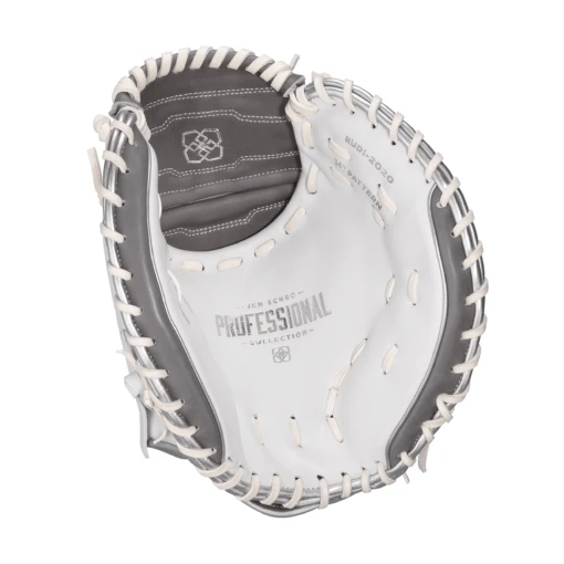 Easton Professional Collection 34" Jen Schroeder Fastpitch Catcher's Mitt: RUDI2020 -Baseball Gear Shop Signature Series Jen Schro RUDI 2020 Palm