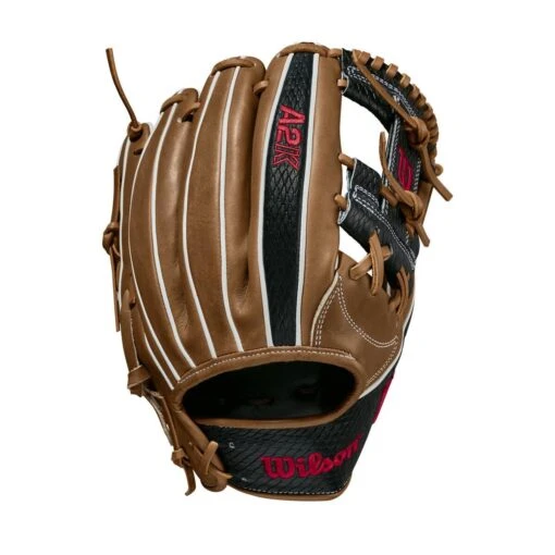 2021 Wilson A2K 1787 11.75" Infield Baseball Glove: WBW1000601175 -Baseball Gear Shop WBW100060 0 A2K IF 1787 1175 SaddleTan BlackSnakeSS.png.cq5dam.web .1200.1200