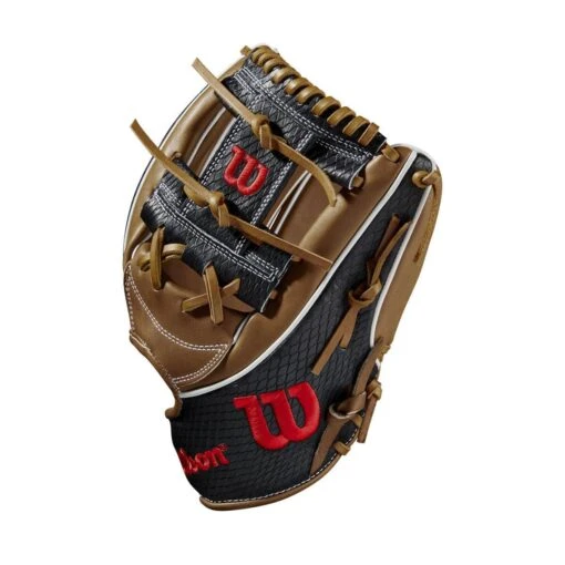 2021 Wilson A2K 1787 11.75" Infield Baseball Glove: WBW1000601175 -Baseball Gear Shop WBW100060 2 A2K IF 1787 1175 SaddleTan BlackSnakeSS.png.cq5dam.web .1200.1200