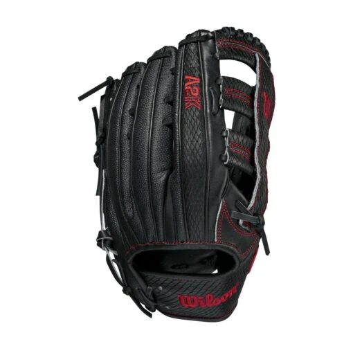 2021 Wilson A2K 1775SS 12.75" Outfield Baseball Glove: WBW1000671275 -Baseball Gear Shop WBW100067 0 A2K OF 1775SS 1275 BlackSS BlackSnakeSS Red.png.cq5dam.web .1200.1200