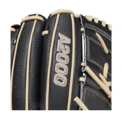 2021 Wilson A2000 B2SS 12" SuperSkin Pitcher's Baseball Glove: WBW10010012 -Baseball Gear Shop WBW100100 5 A2000 P B2SS 12 BlackSS Blonde.png.cq5dam.web .1200.1200