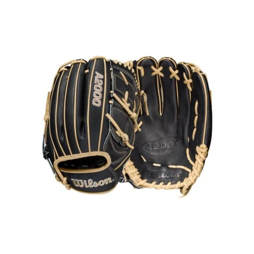 2021 Wilson A2000 B2SS 12" SuperSkin Pitcher's Baseball Glove: WBW10010012 -Baseball Gear Shop WBW100100 8 A2000 P B2SS 12 BlackSS Blonde.png.cq5dam.web .1200.1200