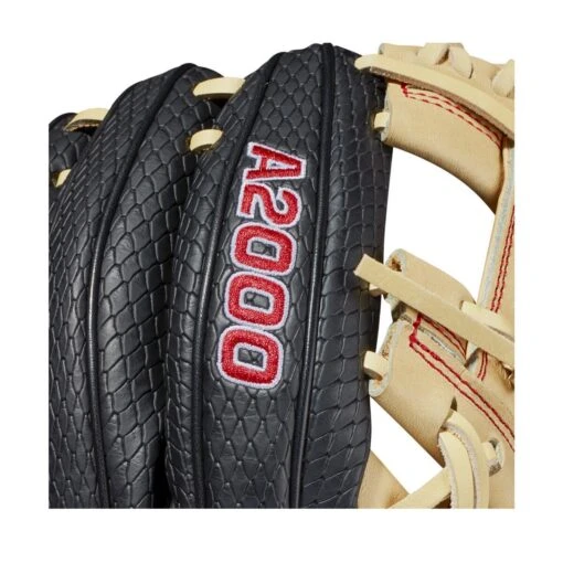 2021 Wilson A2000 PF88SS Pedroia Fit 11.25" Infield Baseball Glove: WTA20RB20PF88SS -Baseball Gear Shop WBW100107 5 A2000 IF PF88SS 1125 BlackSnakeSS Blonde Red.png.cq5dam.web .1200.1200