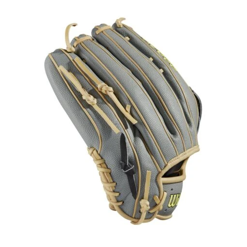 2021 Wilson A2000 1799SS 12.75" SuperSkin Outfield Baseball Glove: WBW1001121275 -Baseball Gear Shop WBW100112 3 A2000 OF 1799SS 1275 Black GreySS Blonde.png.cq5dam.web .1200.1200