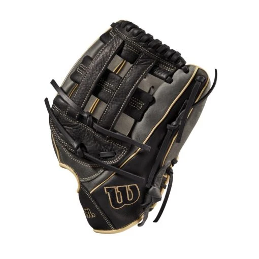 2022 Wilson A1000 1750 12.5" Outfield Baseball Glove: WTA10RB221750 -Baseball Gear Shop WBW100138 2 A1000 1750 OF 125 Grey Blonde Black.png.cq5dam.web .1200.1200