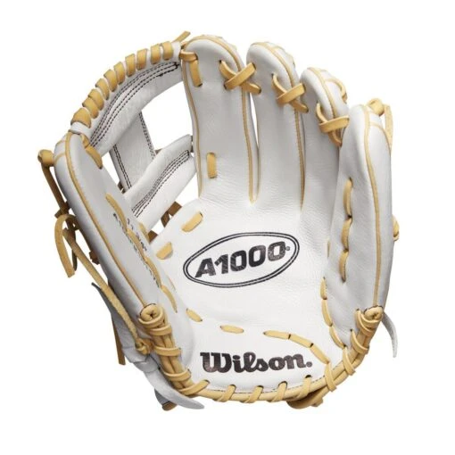 2022 Wilson A1000 H175 11.75" Infield Fastpitch Softball Glove: WTA10RF22H1175 -Baseball Gear Shop WBW100178 1 A1000 FP H IF 1175 White Blonde.png.cq5dam.web .1200.1200