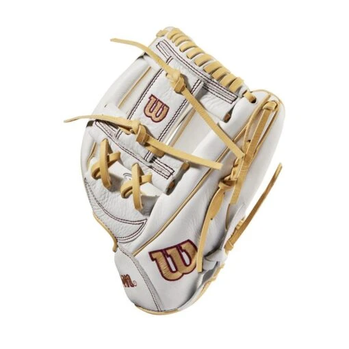 2022 Wilson A1000 H175 11.75" Infield Fastpitch Softball Glove: WTA10RF22H1175 -Baseball Gear Shop WBW100178 2 A1000 FP H IF 1175 White Blonde.png.cq5dam.web .1200.1200