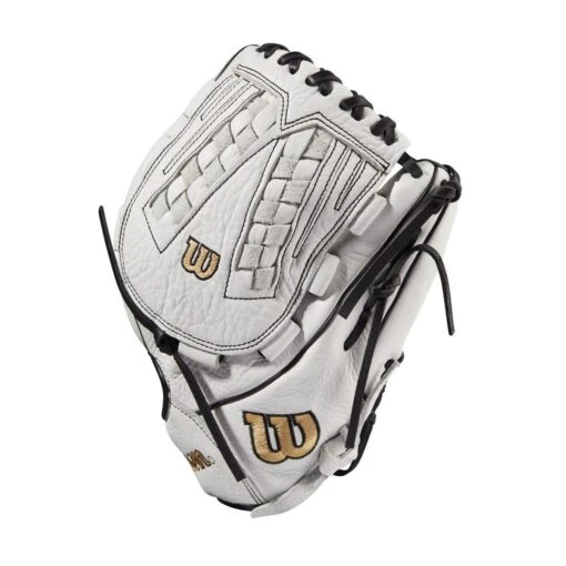 2022 Wilson A1000 V125 12.5" Outfield/Pitcher's Fastpitch Softball Glove: WTA10RF22V125 -Baseball Gear Shop WBW100182 2 A1000 FP V125 OF 125 White Black.png.cq5dam.web .1200.1200