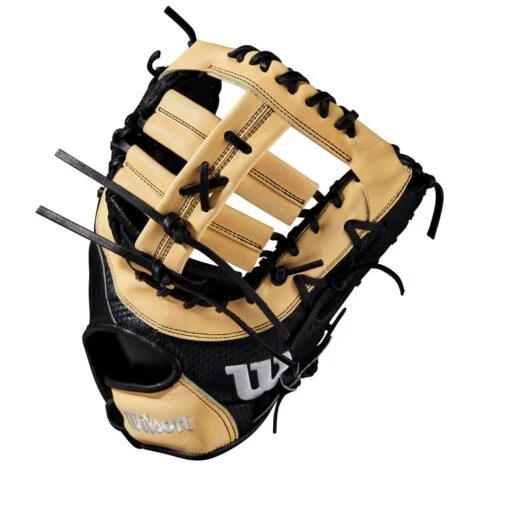 2021 Wilson A2K Jose Abreu GM JAB79 12.5" Baseball First Base Mitt: WTA2KRB21JAB79GM -Baseball Gear Shop WBW100233 2 A2K Jose Abreu GM 125 BlackSS Blonde.png.cq5dam.web .1200.1200