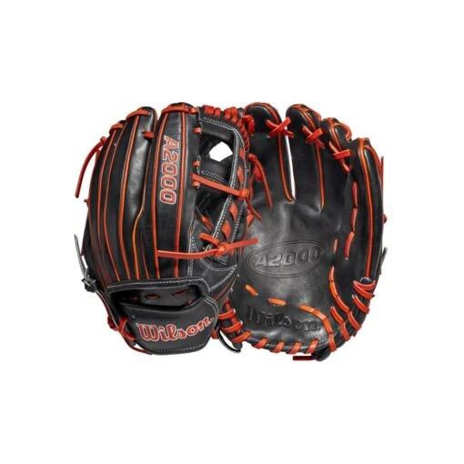 2022 Wilson A2000 1716 11.5" Infield Baseball Glove: WTA20RB221716 -Baseball Gear Shop WBW100389 8 A2000 Leather 1716 IF 115 Black Copper.png.cq5dam.web .1200.1200