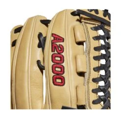 2022 Wilson A2000 D33 11.75" Pitcher's Baseball Glove: WTA20RB22D33 -Baseball Gear Shop WBW100393 5 A2000 Leather D33 1175 Blonde Black.png.cq5dam.web .1200.1200