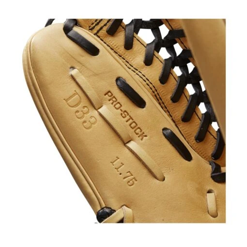 2022 Wilson A2000 D33 11.75" Pitcher's Baseball Glove: WTA20RB22D33 -Baseball Gear Shop WBW100393 6 A2000 Leather D33 1175 Blonde Black.png.cq5dam.web .1200.1200