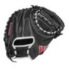 2022 Wilson A2000 M1DSS 33.5" Catcher's Mitt: WTA20RB22M1DSS -Baseball Gear Shop WBW100401 0 A2000 M1D C 335 Black White Red.png.cq5dam.web .1200.1200