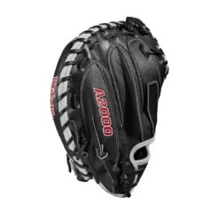 2022 Wilson A2000 M1DSS 33.5" Catcher's Mitt: WTA20RB22M1DSS -Baseball Gear Shop WBW100401 3 A2000 M1D C 335 Black White Red.png.cq5dam.web .1200.1200