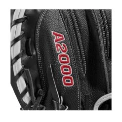 2022 Wilson A2000 M1DSS 33.5" Catcher's Mitt: WTA20RB22M1DSS -Baseball Gear Shop WBW100401 5 A2000 M1D C 335 Black White Red.png.cq5dam.web .1200.1200