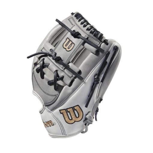 2022 Wilson A2000 H75 11.75" Infield Fastpitch Softball Glove: WTA20RF22H75 -Baseball Gear Shop WBW100437 2 A2000 FP IF H75 1175 Grey White.png.cq5dam.web .1200.1200