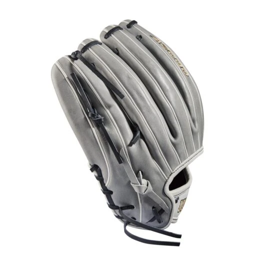 2022 Wilson A2000 H75 11.75" Infield Fastpitch Softball Glove: WTA20RF22H75 -Baseball Gear Shop WBW100437 3 A2000 FP IF H75 1175 Grey White.png.cq5dam.web .1200.1200