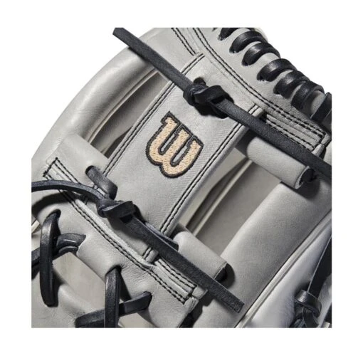 2022 Wilson A2000 H75 11.75" Infield Fastpitch Softball Glove: WTA20RF22H75 -Baseball Gear Shop WBW100437 4 A2000 FP IF H75 1175 Grey White.png.cq5dam.web .1200.1200