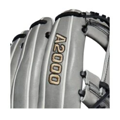 2022 Wilson A2000 H75 11.75" Infield Fastpitch Softball Glove: WTA20RF22H75 -Baseball Gear Shop WBW100437 5 A2000 FP IF H75 1175 Grey White.png.cq5dam.web .1200.1200