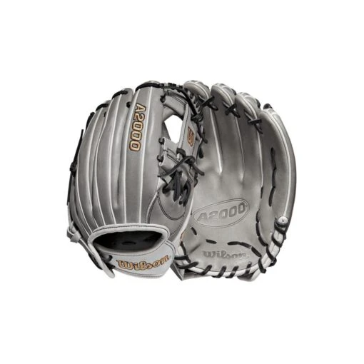 2022 Wilson A2000 H75 11.75" Infield Fastpitch Softball Glove: WTA20RF22H75 -Baseball Gear Shop WBW100437 8 A2000 FP IF H75 1175 Grey White.png.cq5dam.web .1200.1200