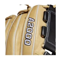 2022 Wilson A2000 P12 12" PItcher's Fastpitch Softball Glove: WTA20RF22P12 -Baseball Gear Shop WBW100439 5 A2000 FP P P12 12 Blonde Black.png.cq5dam.web .1200.1200