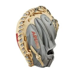 2023 Wilson A2000 PF33 Super Skin 33" Baseball Catcher's Mitt: WBW10098433 -Baseball Gear Shop WBW100984 3 2023 A2000 C PF33SS 33 GreySS Blonde.png.cq5dam.web .1200.1200