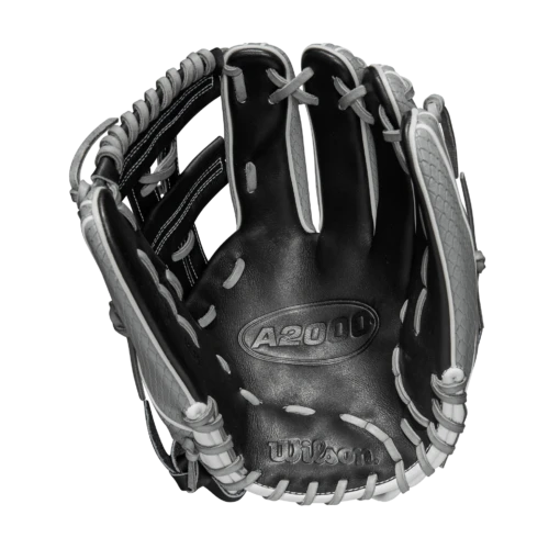 2023 Wilson A2000 FP75SS 11.75" Infield Fastpitch Glove: WBW1009911175 -Baseball Gear Shop WBW100991 1 A2000 FP FP75SS 1175 GreySnakeSS Black Red