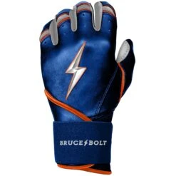 Bruce Bolt PREMIUM PRO NIMMO Long Cuff Batting Gloves: Mets Blue -Baseball Gear Shop premium pro nimmo series long cuff batting gloves blue gloves brucebolt 261498