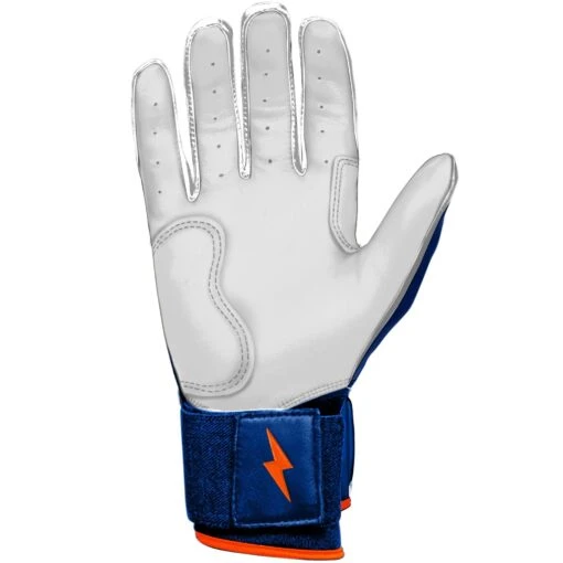 Bruce Bolt PREMIUM PRO NIMMO Long Cuff Batting Gloves: Mets Blue -Baseball Gear Shop premium pro nimmo series long cuff batting gloves blue gloves brucebolt 291082