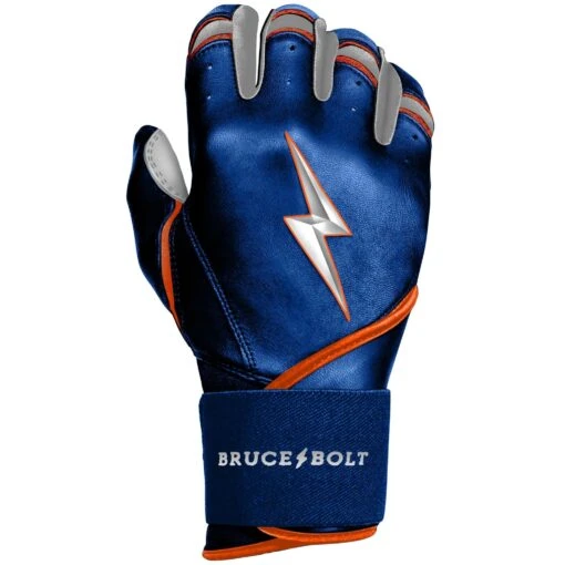 Bruce Bolt PREMIUM PRO NIMMO Long Cuff Batting Gloves: Mets Blue -Baseball Gear Shop premium pro nimmo series long cuff batting gloves blue gloves brucebolt 426818