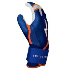 Bruce Bolt PREMIUM PRO NIMMO Long Cuff Batting Gloves: Mets Blue -Baseball Gear Shop premium pro nimmo series long cuff batting gloves blue gloves brucebolt 716185