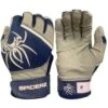 2022 Spiderz PRO Model Batting Gloves: Navy Blue/White -Baseball Gear Shop pronavywhite